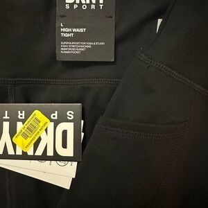 DKNY Sport Black High Waist Leggings